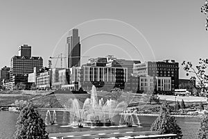 Heartland of America Park at the Riverfront Omaha Nebraska USA