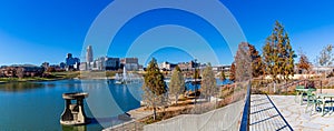 Heartland of America Park at the Riverfront Omaha Nebraska USA