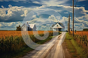 In the heartland, cornfields stretch as far as the eye can see, while the rhythm of blues fills the streets of New Orleans