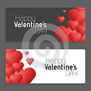 Hearts on abstract love background. Be my valentine. Love romantic messages with hearts. February 14. Valentines day