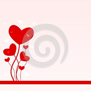 Hearts background