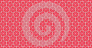 Hearts Background seamless pattern made of geometric heart pattern
