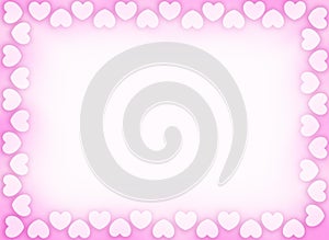 Hearts border / frame