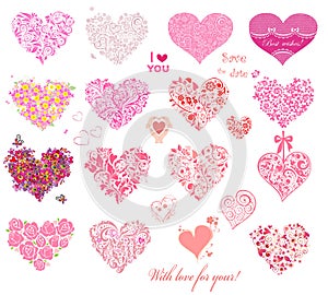 Hearts collection