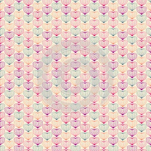 Hearts pattern