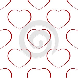 Hearts pattern background