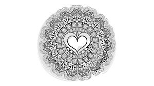 Hearts pattern Picture