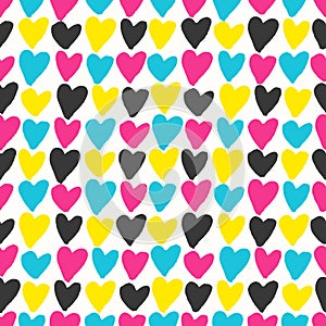 Hearts pattern