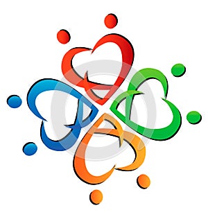 Hearts people logo