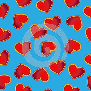 Hearts seamless