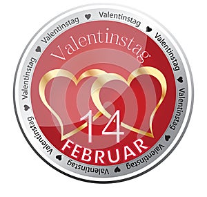 Hearts of St Valentine icon