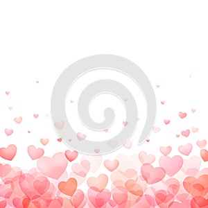 Hearts valentine day background