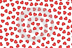 Hearts vector seamless pattern