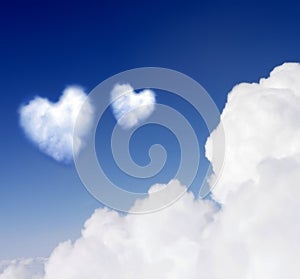 Heartshaped cloud
