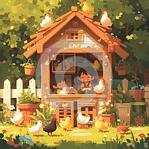 Heartwarming Homestead: Children\'s Coop