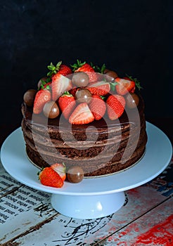 Hearty chocolate cake