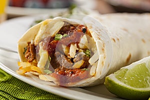 Hearty Chorizo Breakfast Burrito photo