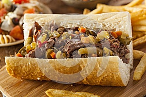 Hearty Italian Beef Sandwich