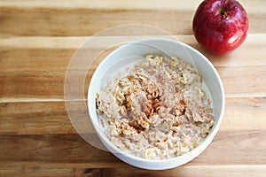 Hearty Oatmeal Breakfast photo