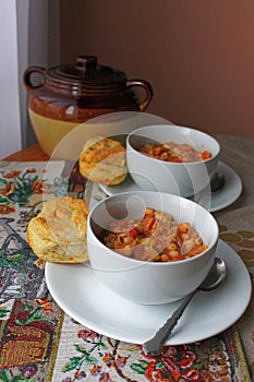 Bean pot soups - vertical photo