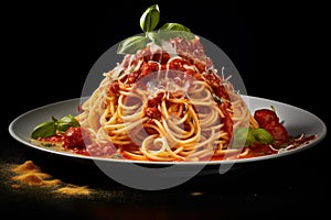 Hearty Spaghetti Bolognese. Generate AI