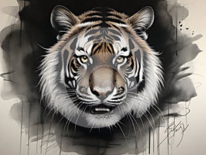 Heas adult tiger for ur wall poster