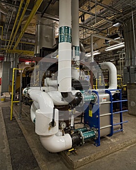 Heat exchanger on 2.5 megawatt generator photo