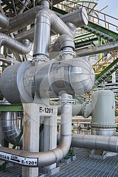 Heat exchanger in refinery plant