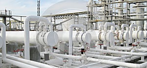 Heat exchangers in a refinery