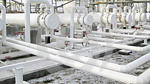 Heat exchangers in a refinery