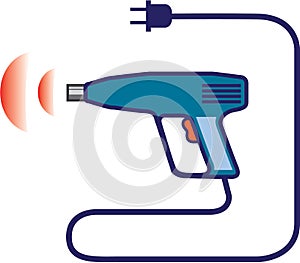 Heat Gun illustration clip-art