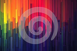 A heat map indicating the intensity of numeric values with gradients. --ar 3:2 Job ID:
