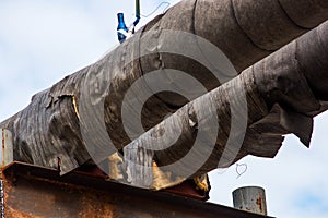 Old heat pipes in poor condition