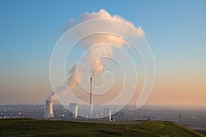 Heat and power station, Herne, Ruhr Metropolis, Germany