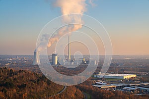 Heat and power station, Herne, Ruhr Metropolis, Germany