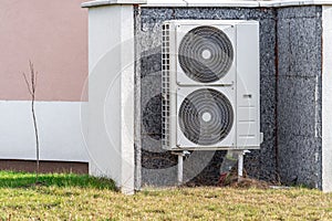 heat pump at the family house