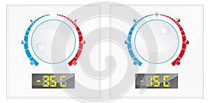 Heat regulator control