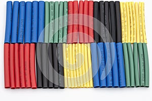 Heat shrink tubes to protect the insulation of cables