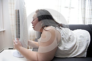 Heat stroke in front of fan