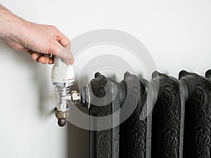 heat switch on the heating radiator