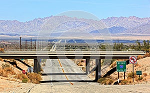 Heat waves off the desert landscape