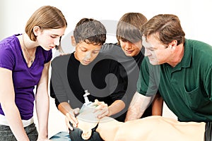 Heath Education - Oxygen Mask CPR