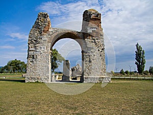 Heathen of the ancient Roman settlement Carnuntum photo