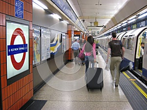 Heathrow underground station