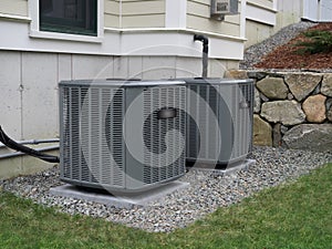 Heating and air conditioning units photo