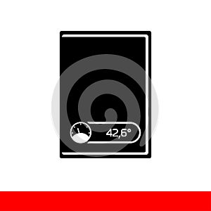 Heating boiler vector icon