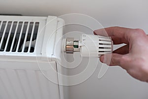 Heating, concept of rising heating prices, expensive heating cost