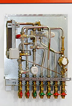 Heating instalation photo