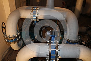 Heating pipes and parts of heating point