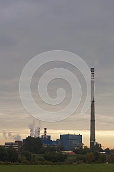 A heating plant in Zagreb